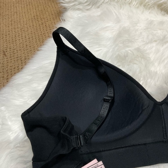 Victoria's Secret Black Bra and White Panty Set - Picture 7 of 11